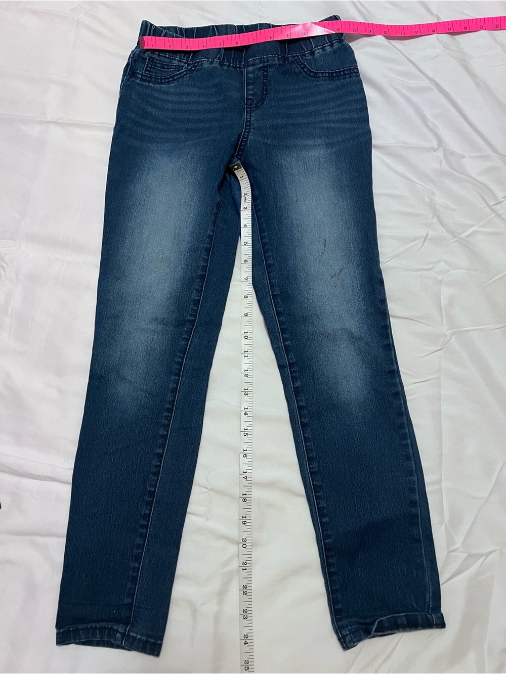 Cat And Jack Girls Mid-Rise Soft Jeggings- With Pull-On Waist Size 12
